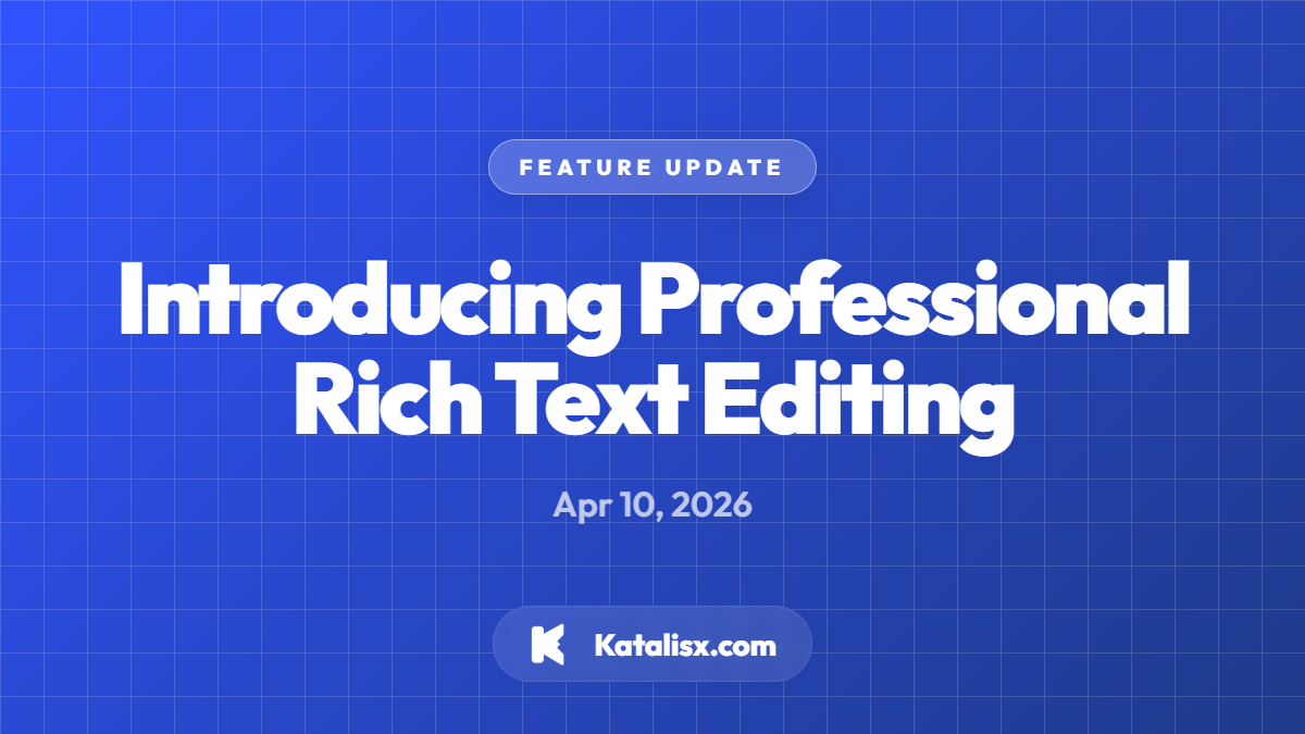 Introducing Professional Rich Text Editing